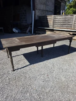Table de ferme ancienne XXL , 268 × 110cm