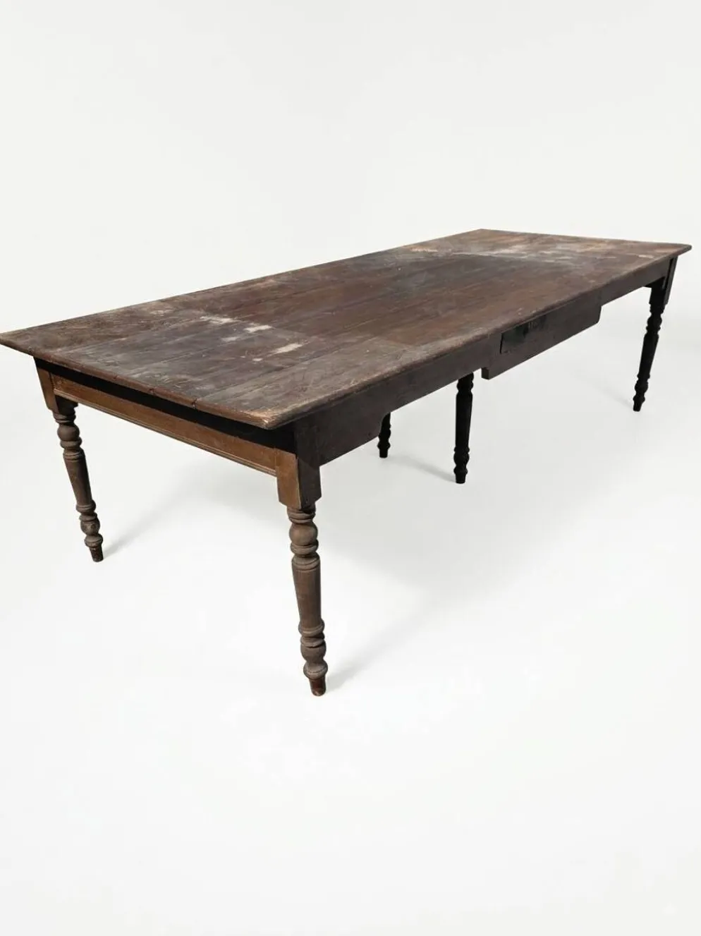 Table de ferme ancienne XXL , 268 × 110cm