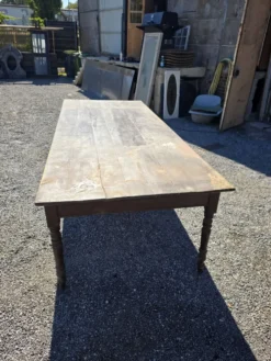 Table de ferme ancienne XXL , 268 × 110cm