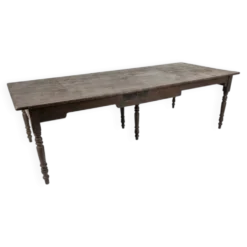 Table de ferme ancienne XXL , 268 × 110cm