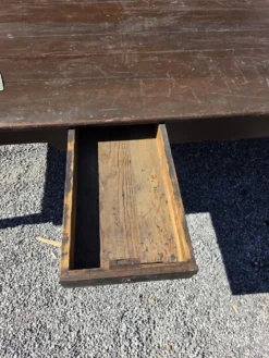Table de ferme ancienne XXL , 268 × 110cm