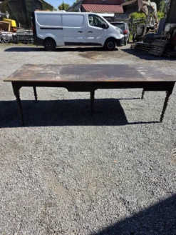 Table de ferme ancienne XXL , 268 × 110cm