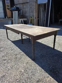 Table de ferme ancienne XXL , 268 × 110cm