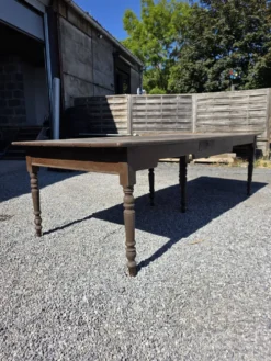 Table de ferme ancienne XXL , 268 × 110cm