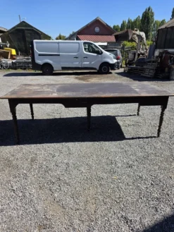 Table de ferme ancienne XXL , 268 × 110cm