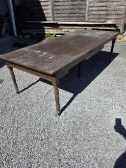 Table de ferme ancienne XXL , 268 × 110cm