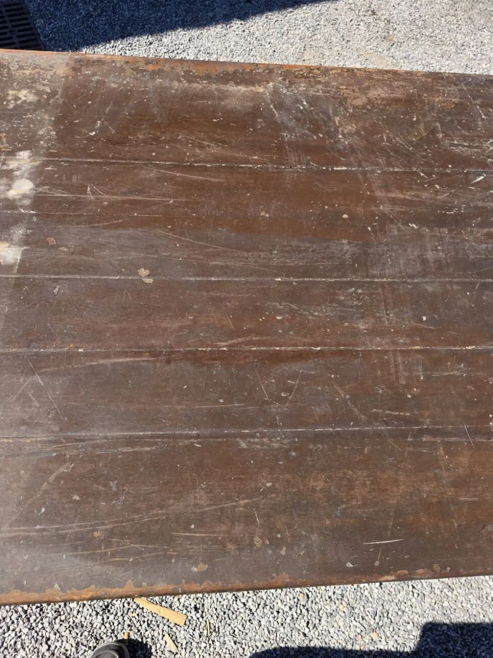 Table de ferme ancienne XXL , 268 × 110cm