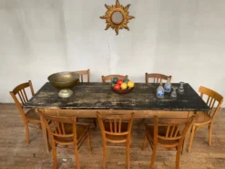 Table de ferme bistrot
