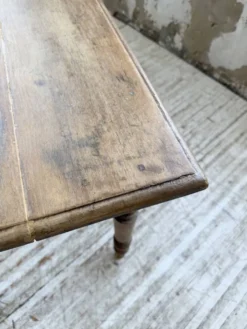 Table de ferme, bistrot en hêtre 1900