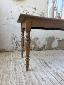 Table de ferme, bistrot en hêtre 1900