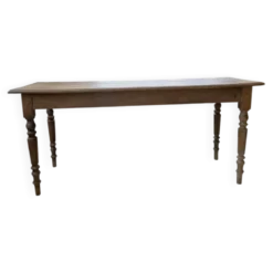 Table de ferme, bistrot en hêtre 1900
