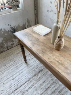 Table de ferme, bistrot en hêtre 1900