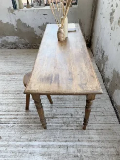 Table de ferme, bistrot en hêtre 1900