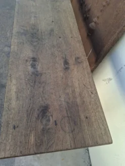Table de ferme, bistrot, rustique en chêne massif