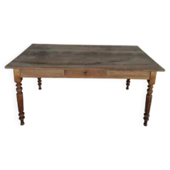 Table de ferme, bistrot, rustique en chêne massif