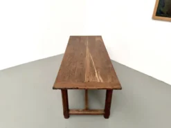 Table de ferme campagne en chêne massif XXème