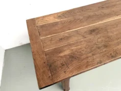 Table de ferme campagne en chêne massif XXème