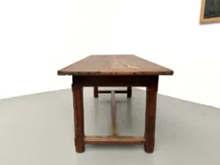 Table de ferme campagne en chêne massif XXème