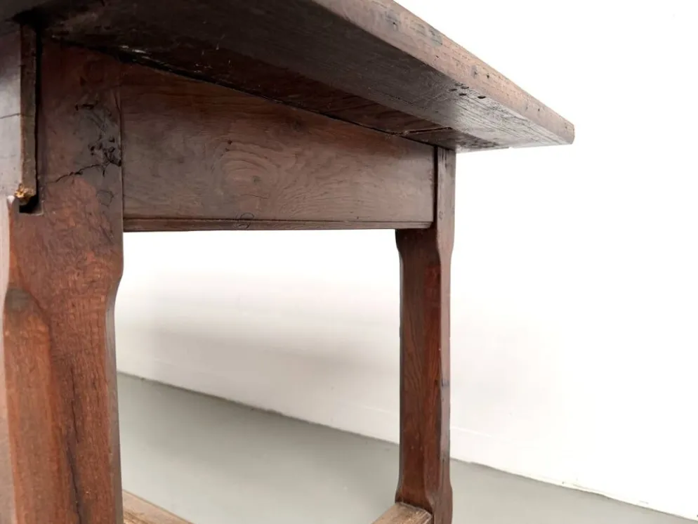 Table de ferme campagne en chêne massif XXème