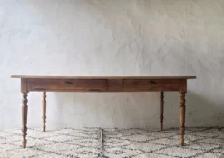 table de ferme champêtre