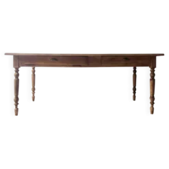table de ferme champêtre