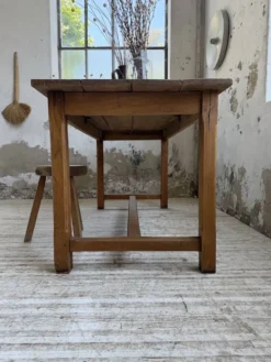 Table de ferme chêne doré 160cm