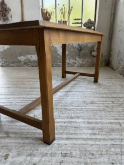 Table de ferme chêne doré 160cm