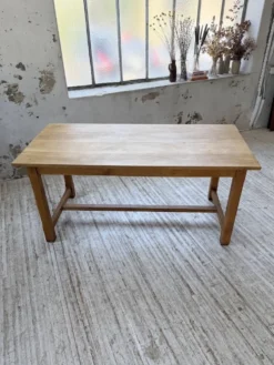 Table de ferme chêne doré 160cm