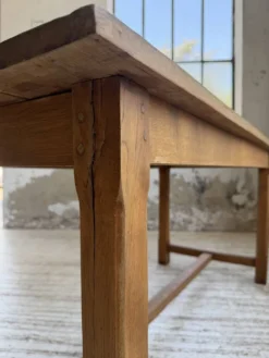 Table de ferme chêne doré 160cm