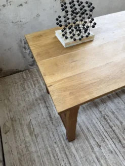 Table de ferme chêne doré 160cm