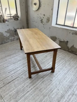 Table de ferme chêne doré 160cm