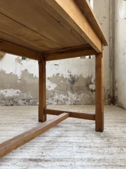 Table de ferme chêne doré 160cm
