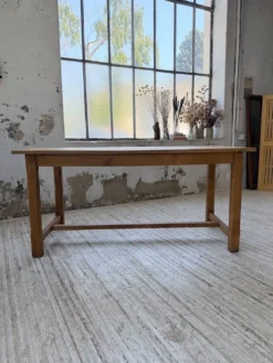 Table de ferme chêne doré 160cm
