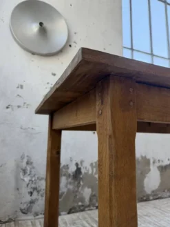 Table de ferme chêne doré 160cm
