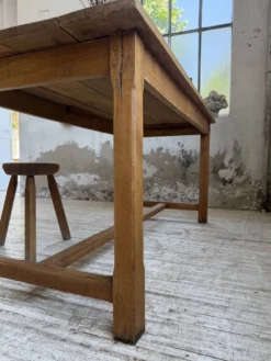 Table de ferme chêne doré 160cm