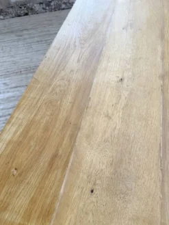 Table de ferme chêne doré 160cm