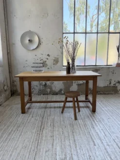 Table de ferme chêne doré 160cm