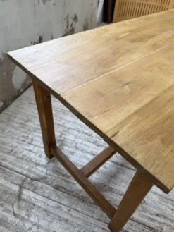 Table de ferme chêne doré 160cm