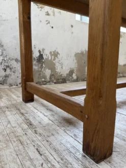Table de ferme chêne doré 160cm