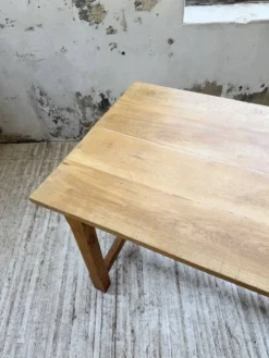 Table de ferme chêne doré 160cm