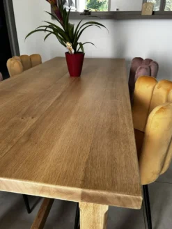Table de ferme chêne massif
