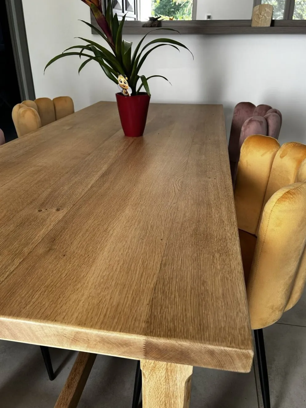 Table de ferme chêne massif