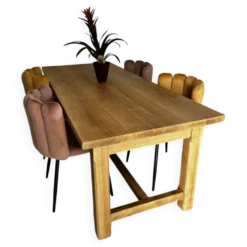 Table de ferme chêne massif