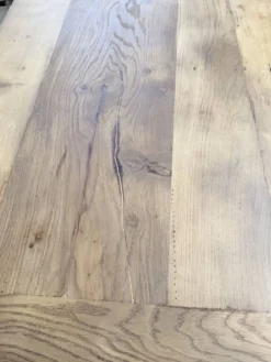 Table de ferme chêne massif avec allonges (190-280cm) 1950