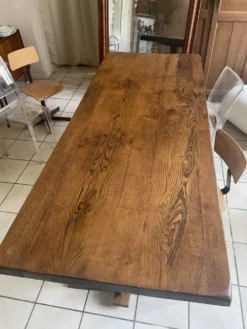 Table de ferme en bois massif