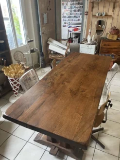 Table de ferme en bois massif