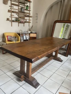 Table de ferme en bois massif