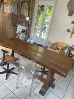 Table de ferme en bois massif