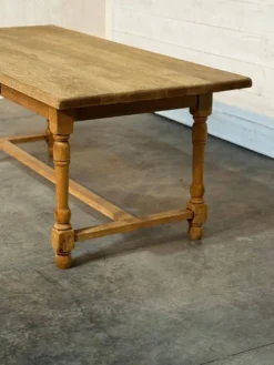 Table de ferme en chêne