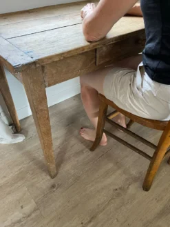 Table de ferme en chêne
